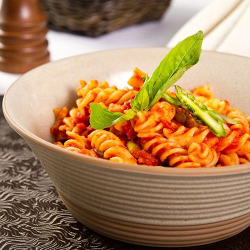 Fusilli with tomato