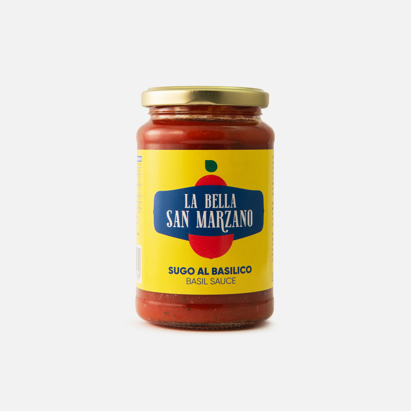 La bella San Marzano - Tomatoes and Basil sauces