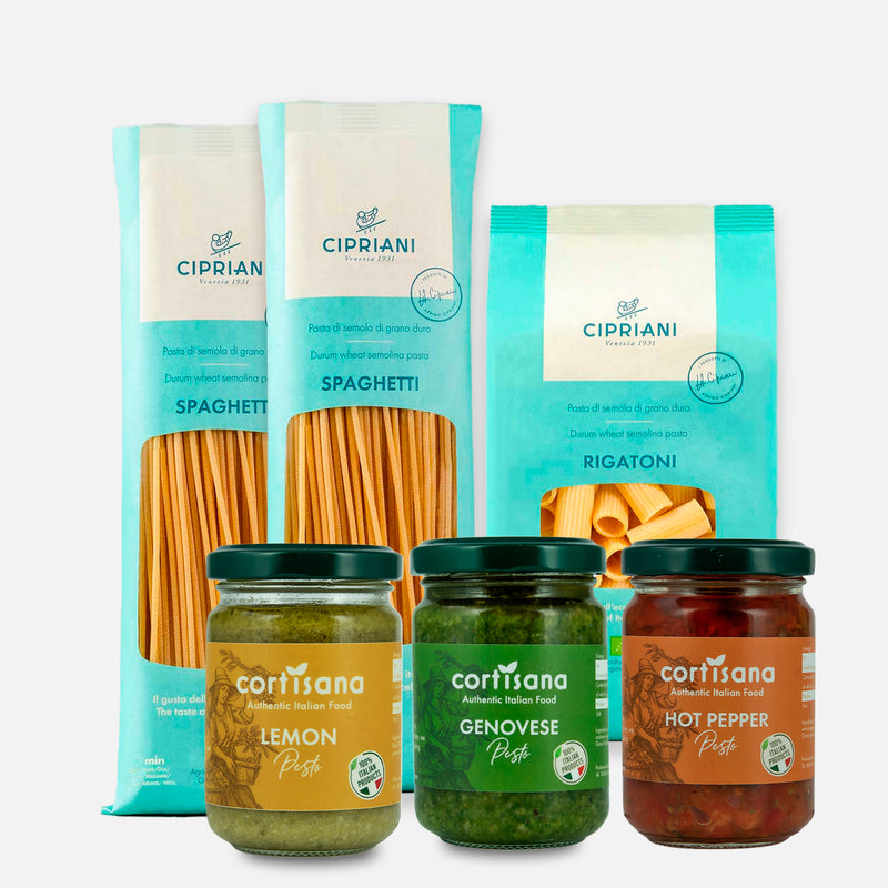 pesto and pasta