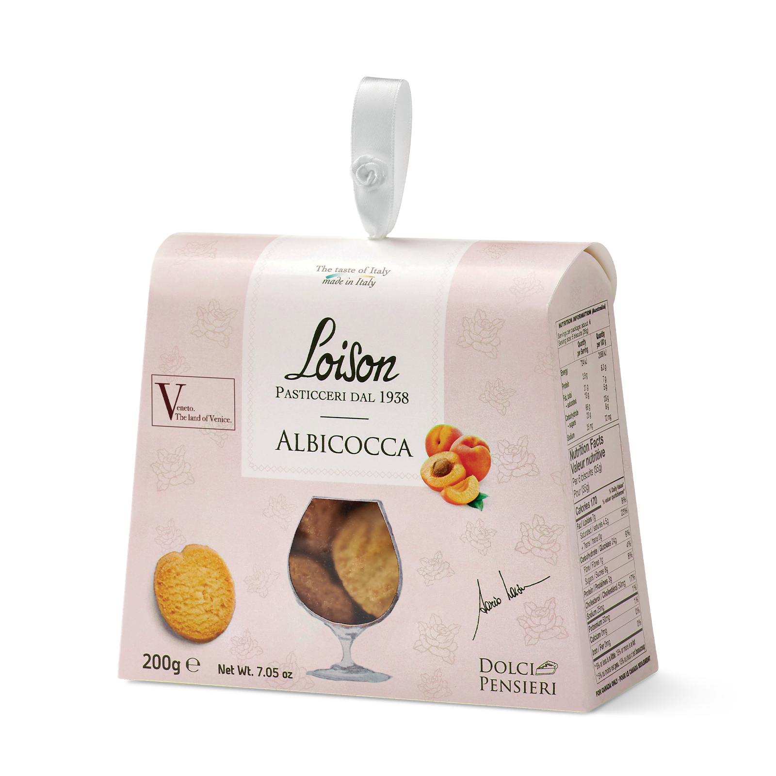 Aprikosenkeks-Geschenkboxen von Loison Pasticceria 