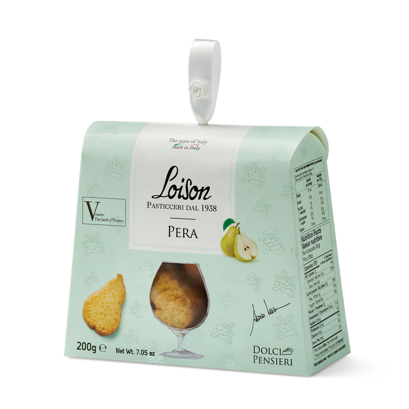 Biscuit Pear Gift Boxes By Loison Pasticceria