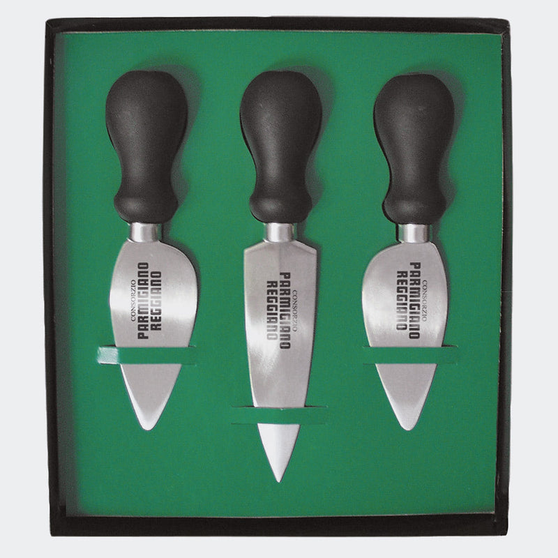 Pack of 3 professional cheese knives Parmigiano Reggiano
