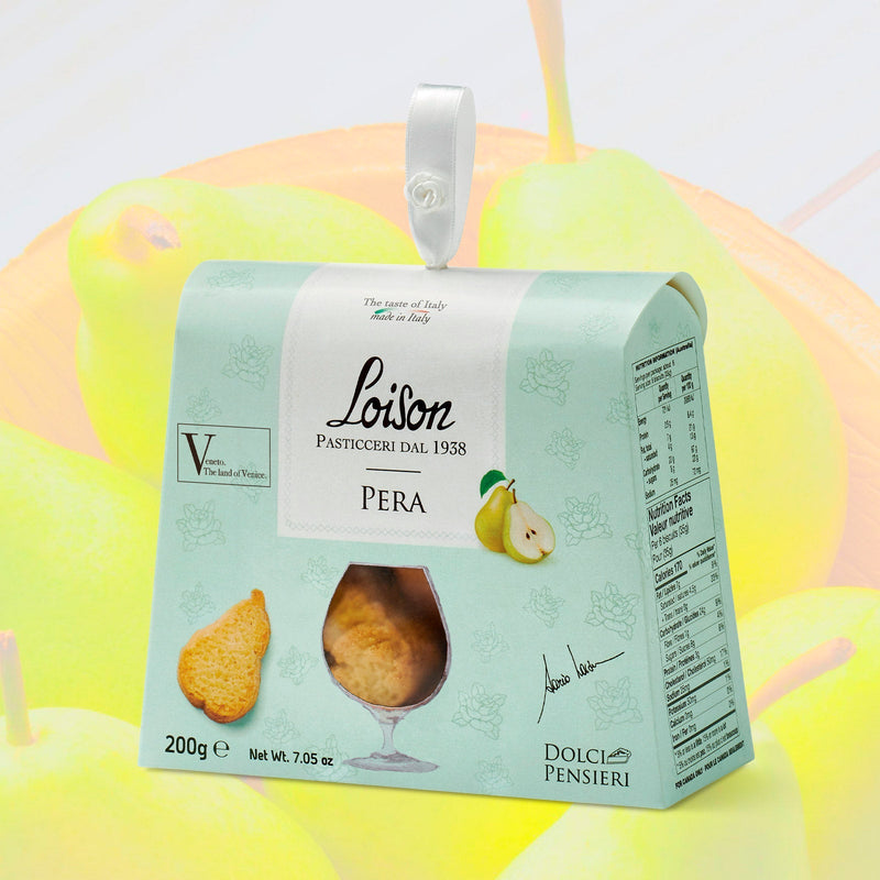 Biscuit Pear Gift Boxes By Loison Pasticceria