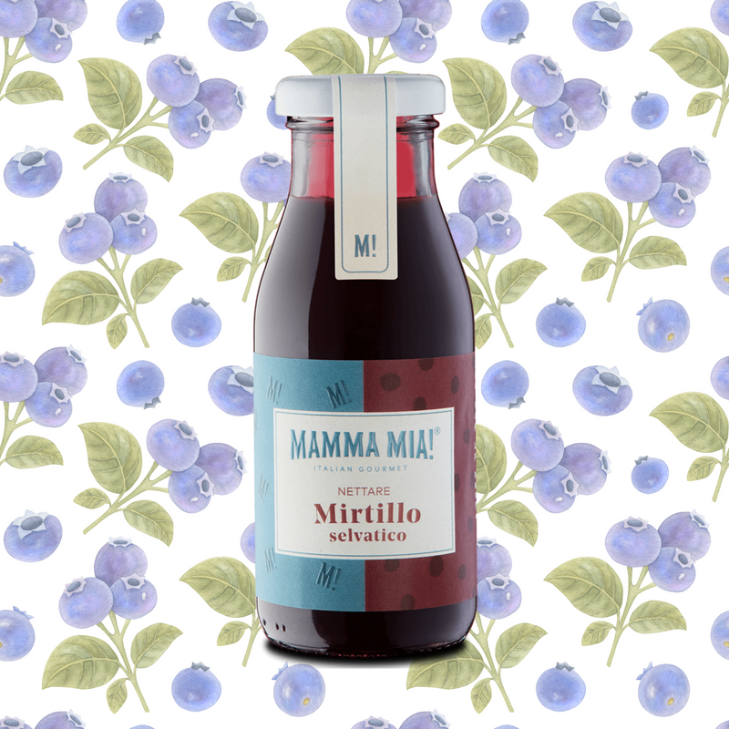 Mamma mia! Sicilian Wild Blueberries Nectar - Box n° 4 Bottles