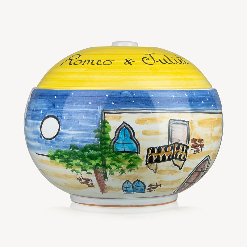 VERONA MEMORITALY - HANDMADE COOKIE JAR - Handmadefromitaly.com