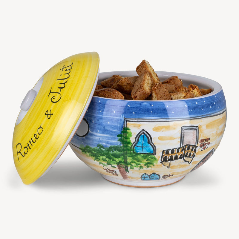 VERONA MEMORITALY - HANDMADE COOKIE JAR - Handmadefromitaly.com