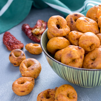 Taralli Pizza Flavored - Apulian delicacy - Sweetaly