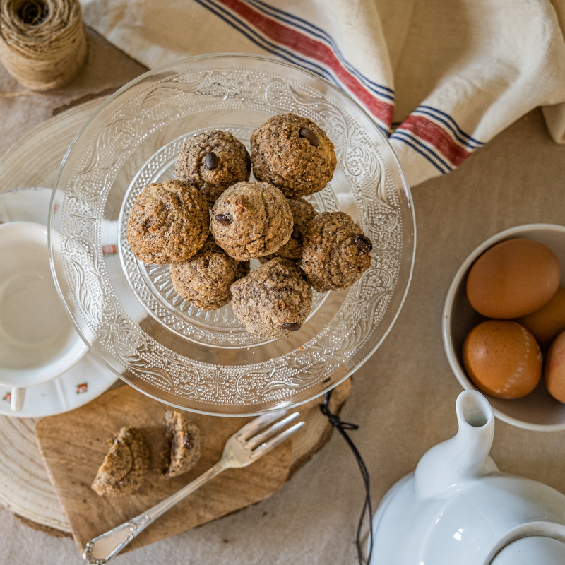 Moka Coffe and Almond Soft Cookies - Dolce Aveja