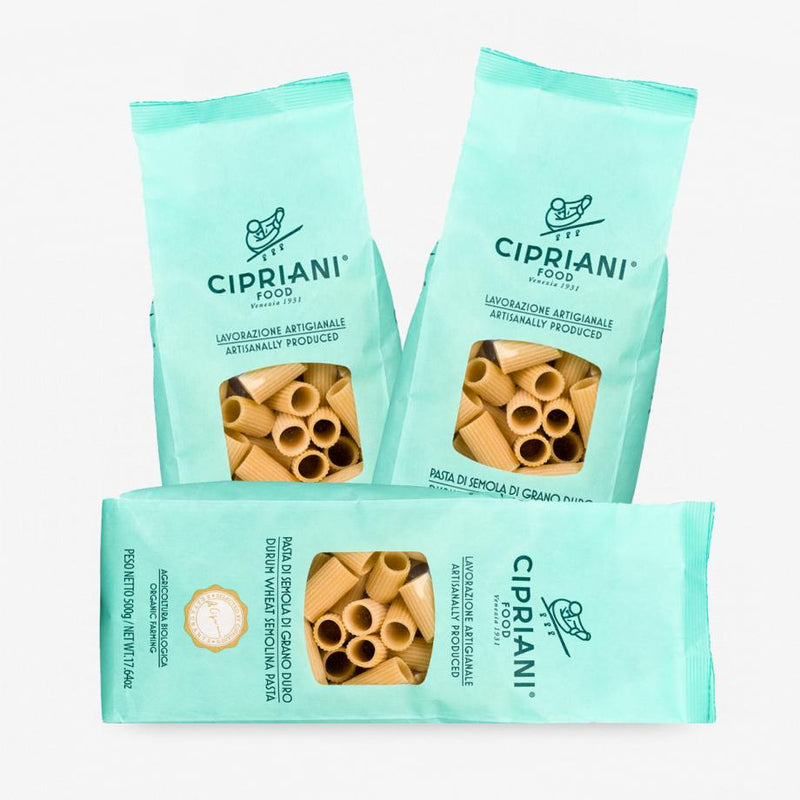 Rigatoni Cipriani - Organic (n° 3 packages)