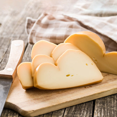 Parmigiano - Reggiano- Pottery Cheese Container with small spoon