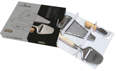 Prefesto Grater and Parmesan Knife gift box - Sweetaly