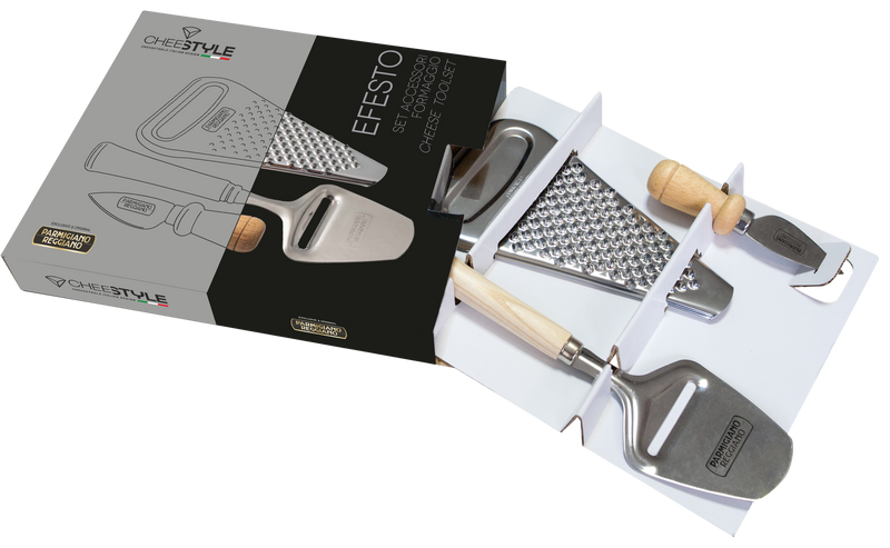 Prefesto Grater and Parmesan Knife gift box - Sweetaly